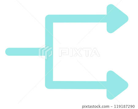 Two-way arrow 3 (light blue) 119187290