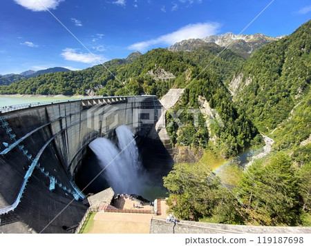 黑部水壩和彩虹水壩 黑部水壩和彩虹水壩 119187698