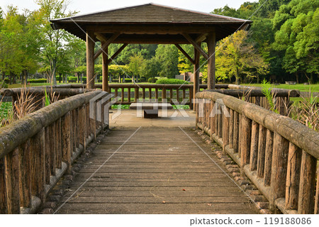 Azumaya, Lake Oike, Shiroyama Park, Okegawa City 119188086