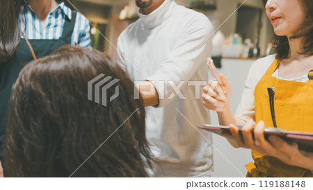 髮廊 練習 理髮師 119188148