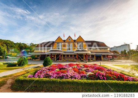 An old railway station in Dalat, Vietnam. An old railway station in Dalat, Vietnam. 119188283