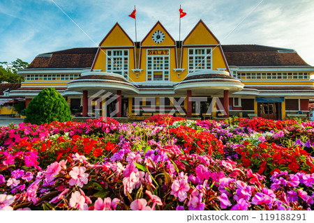 An old railway station in Dalat, Vietnam. An old railway station in Dalat, Vietnam. 119188291