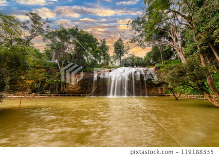 Prenn waterfall. Beautiful Prenn waterfall in Vietnam Prenn waterfall. Beautiful Prenn waterfall in Vietnam 119188335