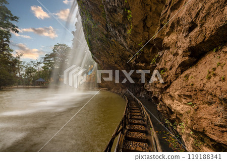 Prenn waterfall. Beautiful Prenn waterfall in Vietnam Prenn waterfall. Beautiful Prenn waterfall in Vietnam 119188341