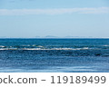 從北海道宗谷岬看到的薩哈林島 119189499