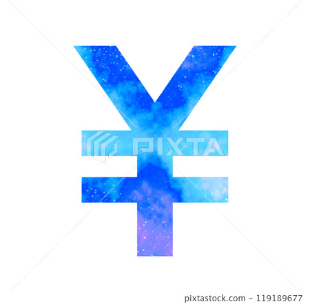 Marble starry sky | Yen symbol 119189677