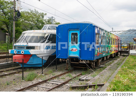 Thomas friends and fuji train at Shimoyoshida station, Fujiyoshida 119190394