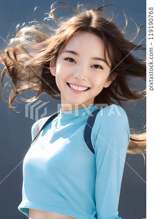 女人轉身[AI生成圖像] 119190768