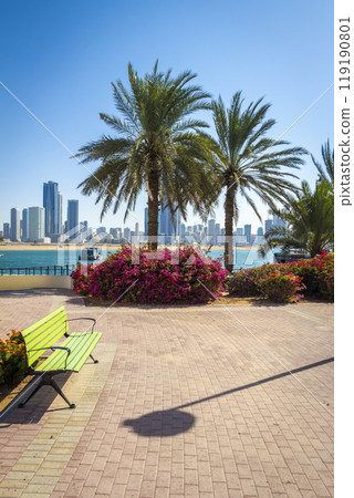 Beautiful park footpath 119190801