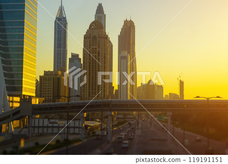 High-rise area of the city 119191151