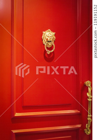 Knoker in the form of a lion 119191152