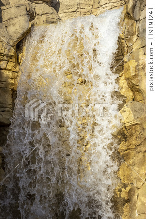 Decorative large waterfall 119191241