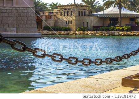 Chain on the pier Chain on the pier 119191478