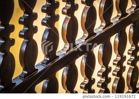 Banister in the Arab style 119191672