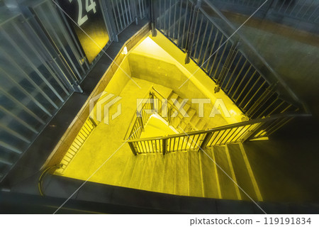 Street stairs down Street stairs down 119191834