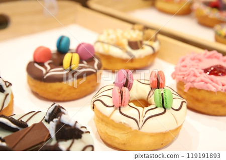 a donut dessert on display 119191893