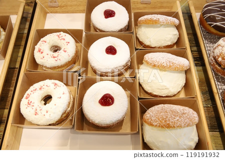a donut dessert on display 119191932