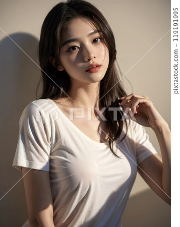Beautiful woman portrait Beautiful woman portrait 119191995