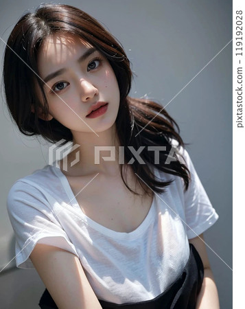美麗的女人肖像 119192028