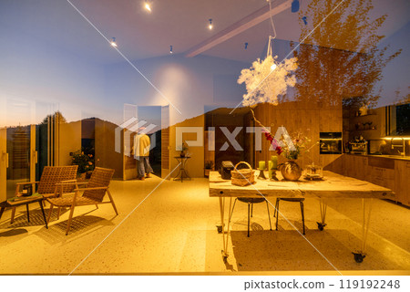 Cozy Interior Reflection Cozy Interior Reflection 119192248