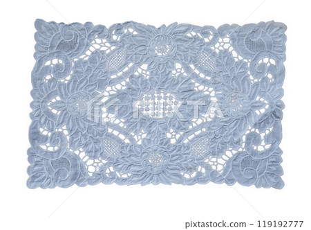 a crocheted doily 119192777
