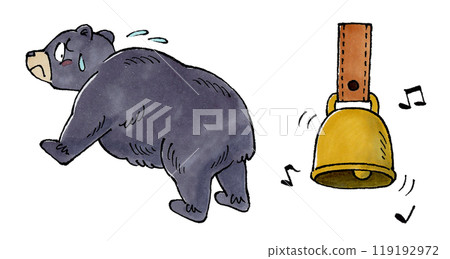 亞洲黑熊離開熊鈴 119192972