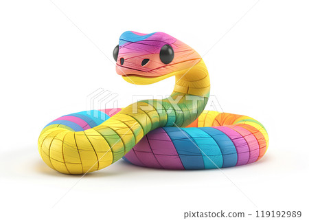 柔和的彩色蛇 柔和的彩色蛇 119192989