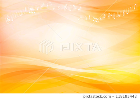 以秋天為靈感的音符與銀杏葉之舞(秋葉) 以秋天為靈感的音符與銀杏葉之舞(秋葉) 119193448