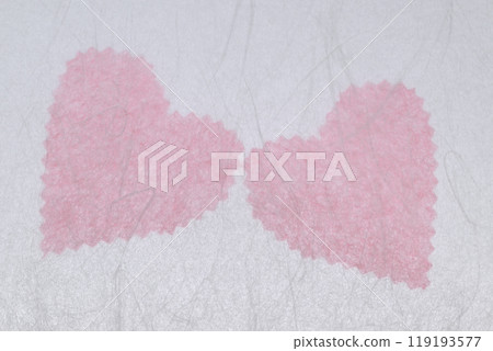 Heart image made of washi paper [Background material] 119193577