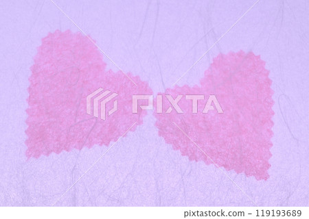 Heart image made of washi paper [Background material] 119193689
