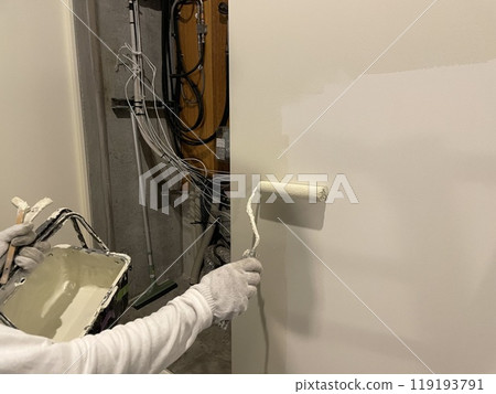 Painting of iron doors in common areas 119193791