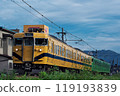 JR West 113 series train in Fukuchiyama colours running on the Maizuru Line 119193839