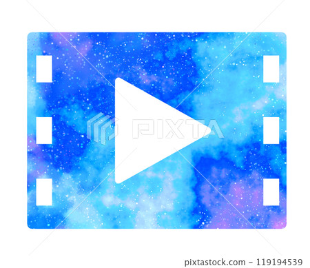 Marble starry sky | Film video icon 119194539