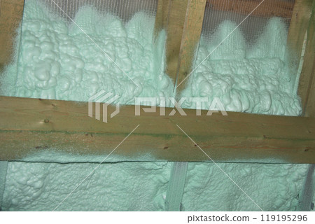Spray Foam Insulation 119195296
