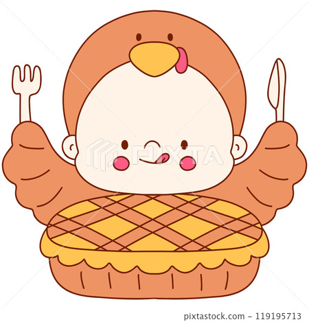 Thanksgiving turkey boy Thanksgiving turkey boy 119195713