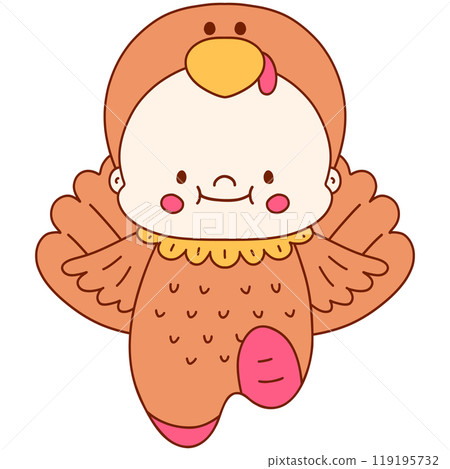 Thanksgiving turkey boy 119195732