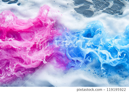 Colorful Liquid Waves with Gradient Background 119195922