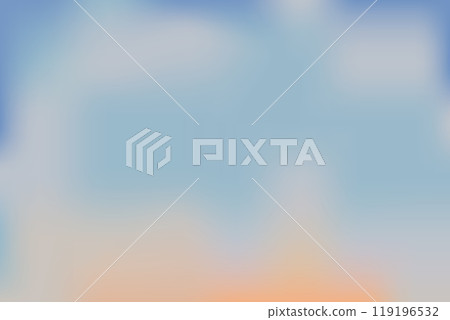 Nude soft sky abstract neutral gradient background. Fluffy cloud vibrant pastel sunset. Blurred light and pale backdrop. 119196532