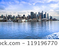 Manhattan from Hudson river 119196770