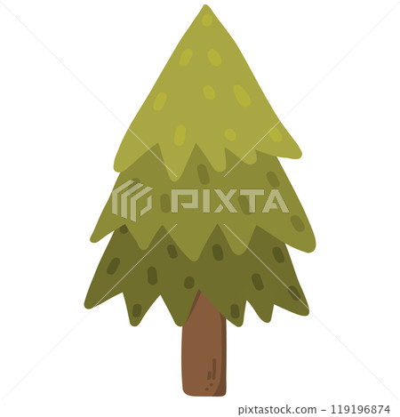 Forest tree illustration Forest tree illustration 119196874