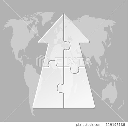 Diagram infographic timeline, arrow puzzle jigsaw Diagram infographic timeline, arrow puzzle jigsaw 119197186