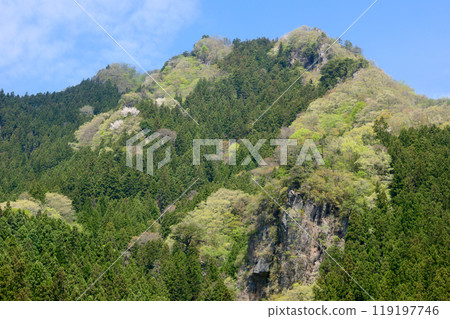 從鬼田水壩看到的三井山 119197746