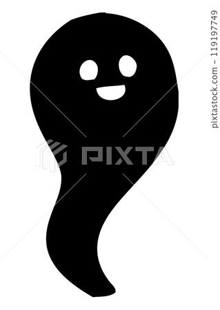 Ghost print-style vector illustration 119197749