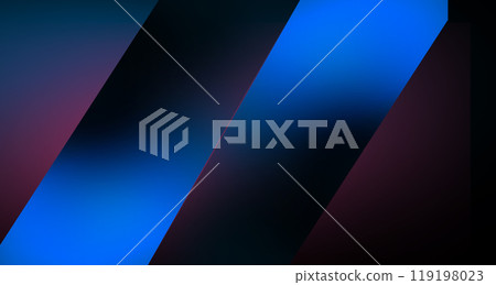 Abstract blue background with slant surfaces concept series 119198023