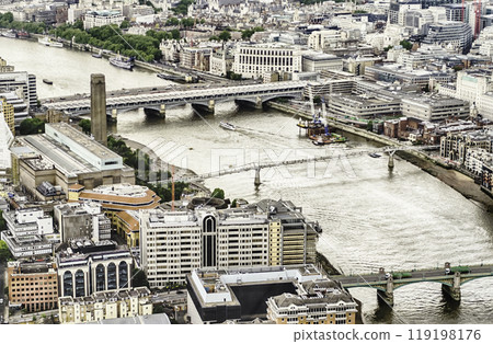 Aerial view of London, UK 119198176