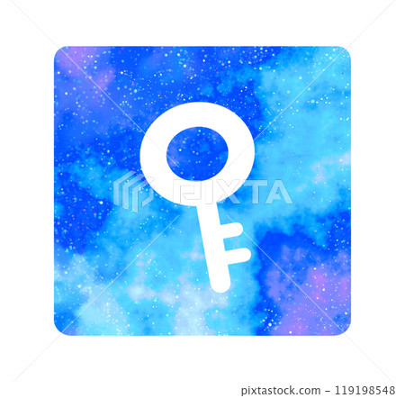 大理石星空 | 鑰匙圖標 大理石星空 | 鑰匙圖標 119198548