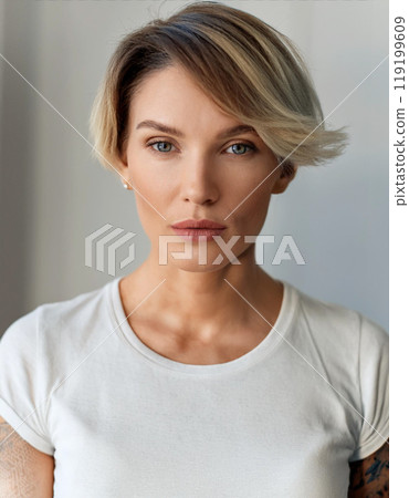 Empowering Transsexual Transgender Woman Portrait 119199609