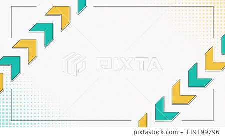 Illustration of arrows flowing left and right on a white background 119199796