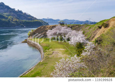 Noshima on the Setouchi Shimanami Kaido: Remains of the Murakami pirate castle Noshima on the Setouchi Shimanami Kaido: Remains of the Murakami pirate castle 119199928