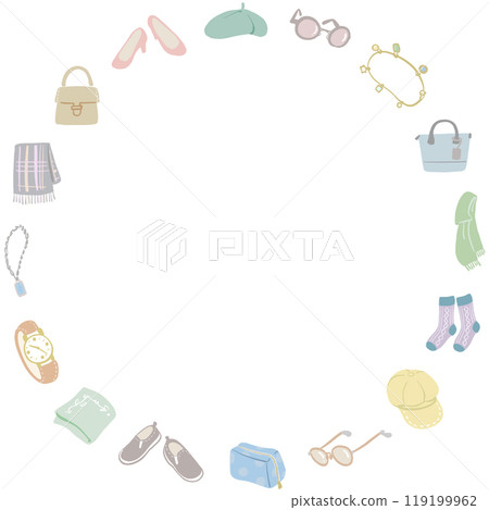 時尚用品框架材質圓形 119199962